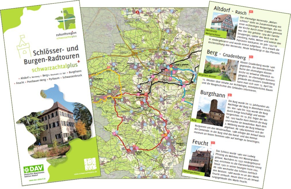Schlösser- und Burgen-Radtouren | © schwarzachtalplus.de & DAV Sektion Altdorf Schlösser- und Burgen-Radtouren | © schwarzachtalplus.de & DAV Sektion Altdorf