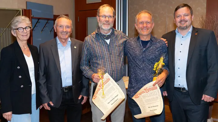 Ehrenabend 2025 - Ernennung Ehrenmitglieder | © DAV Sektion Altdorf - Hubert Seel