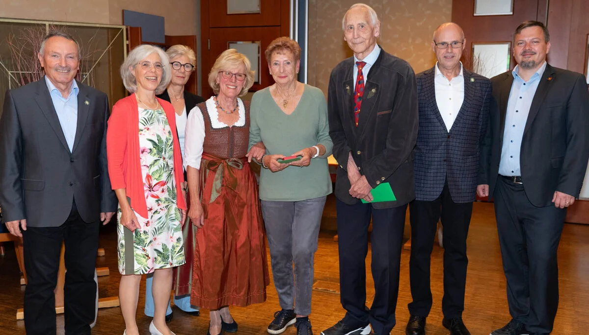 60+70jährige Mitgliedschaft | © DAV Sektion Altdorf - Hubert Seel