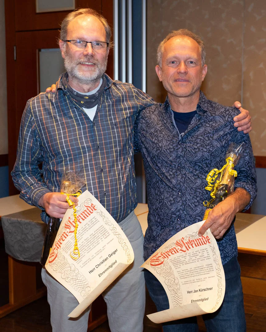 Neue Ehrenmitglieder in der DAV Seltion Altdorf | © DAV Sektion Altdorf - Hubert Seel