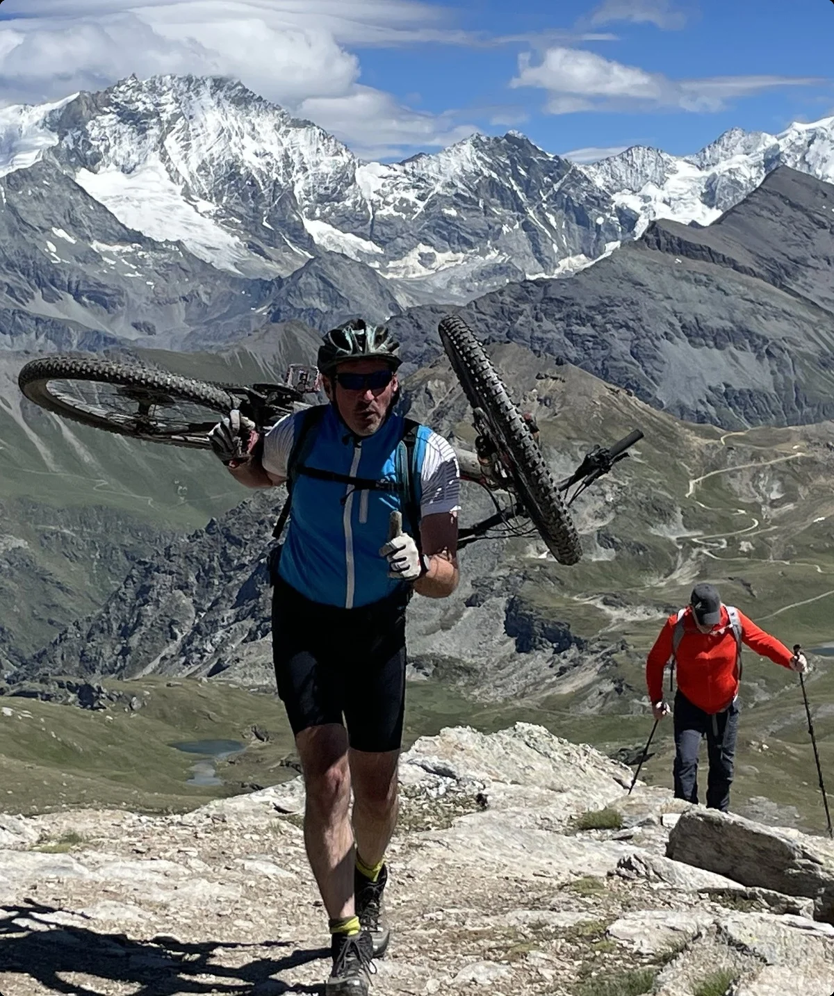 Tragepassage am becs de bosson | © DAV Sektion Altdorf - Bernd Helmstadt