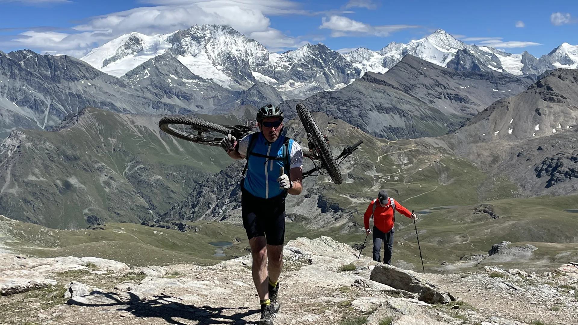 Tragepassage am becs de bosson | © DAV Sektion Altdorf - Bernd Helmstadt