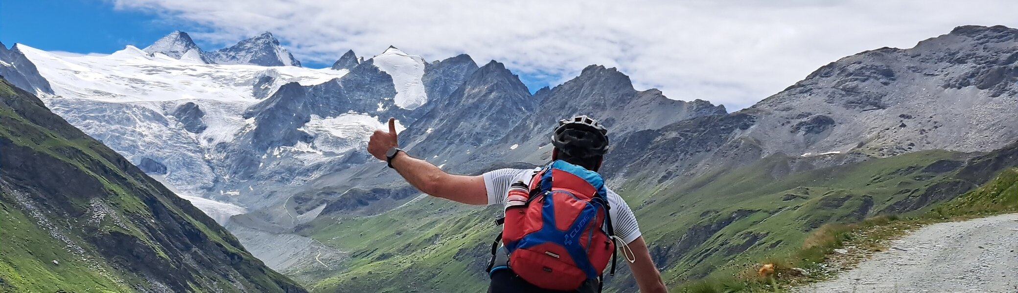 Anfahrt Basset de Lona vom Lac du Moiry mit Dent Blanche | © DAV Sektion Altdorf - Jan Kürschner