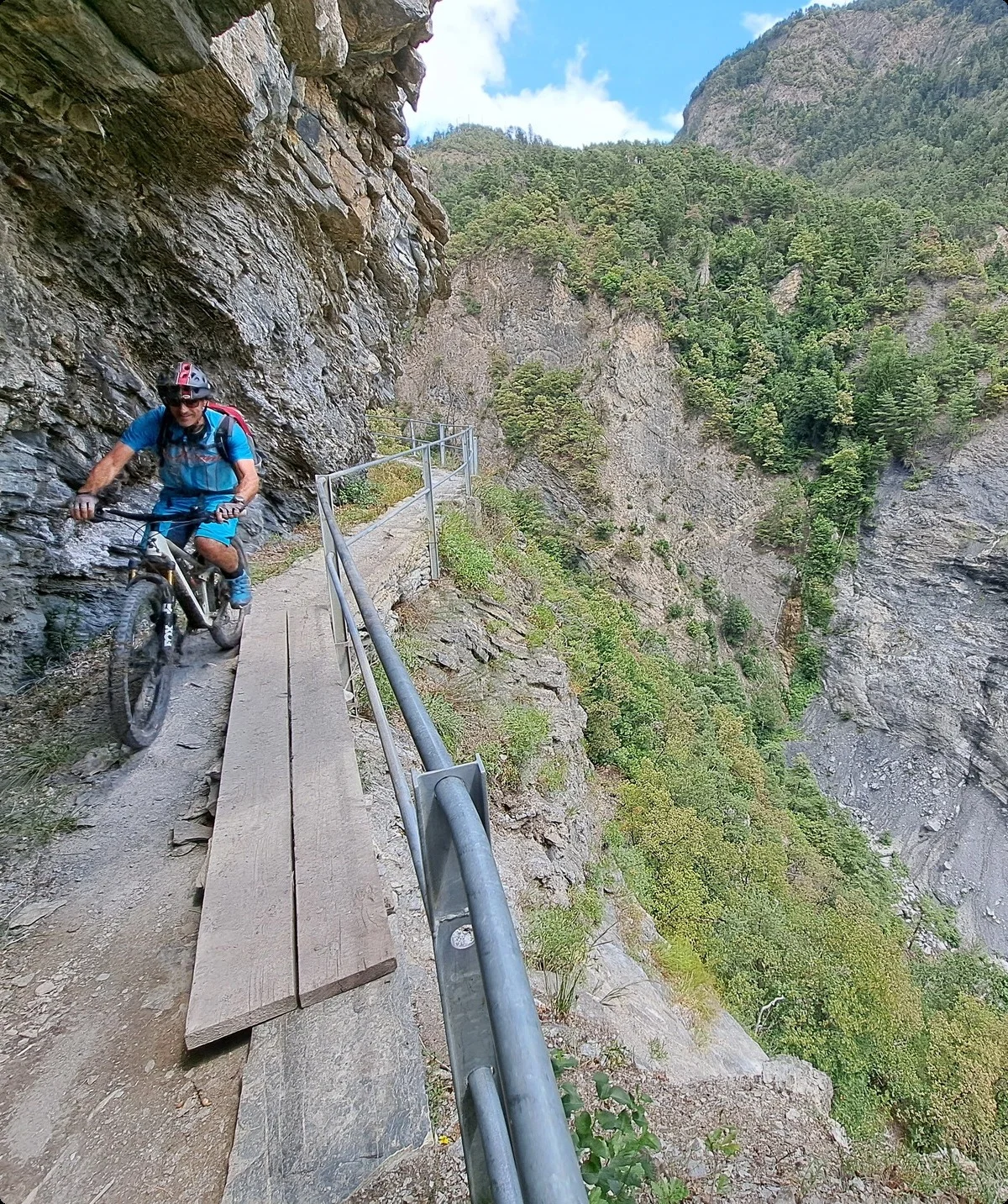 Schlucht oberhalb Sion | © DAV Sektion Altdorf - Jan Kürschner