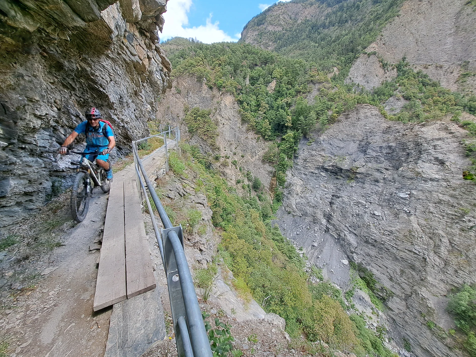 Schlucht oberhalb Sion | © DAV Sektion Altdorf - Jan Kürschner
