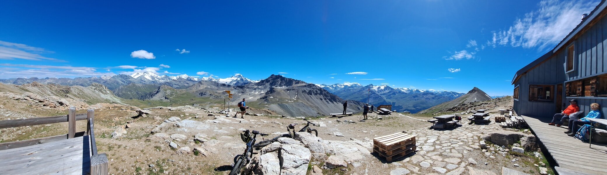 Panorama von Cabane Becs de bosson | © DAV Sektion Altdorf - Jan Kürschner