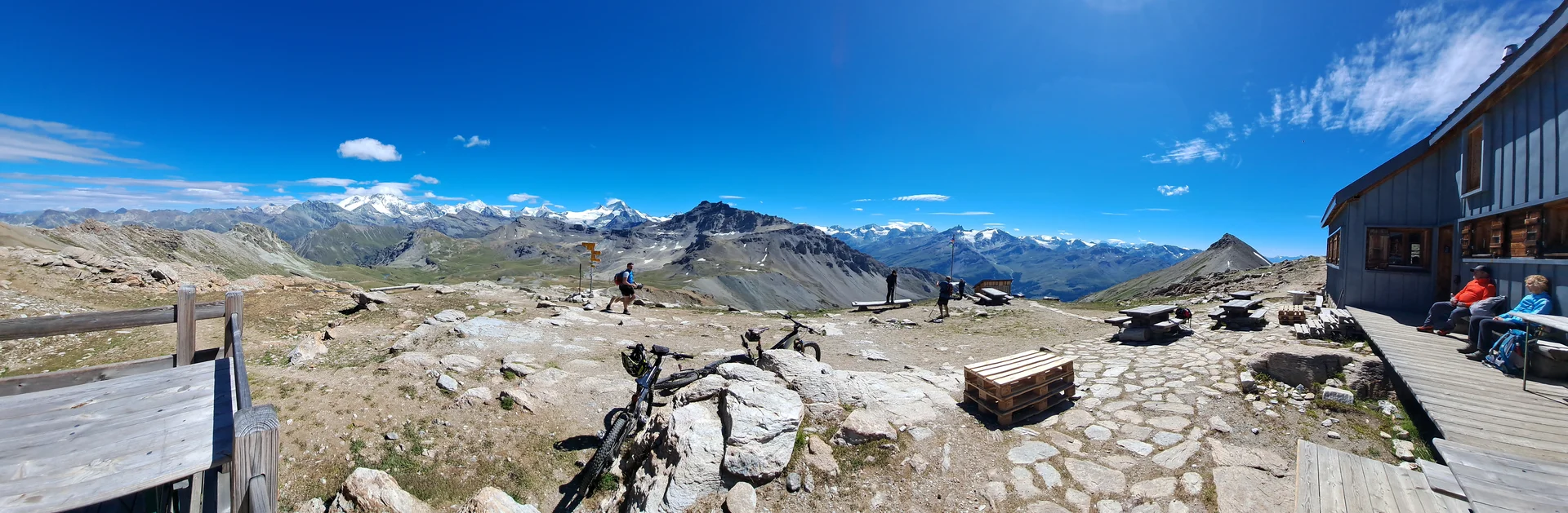 Panorama von Cabane Becs de bosson | © DAV Sektion Altdorf - Jan Kürschner