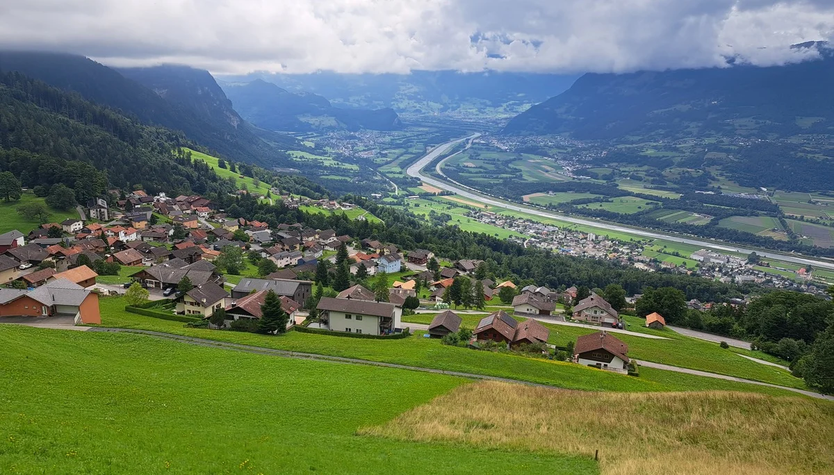 Blick ins Rheintal / Triesenberg | © DAV Sektion Altdorf - Jan Kürschner