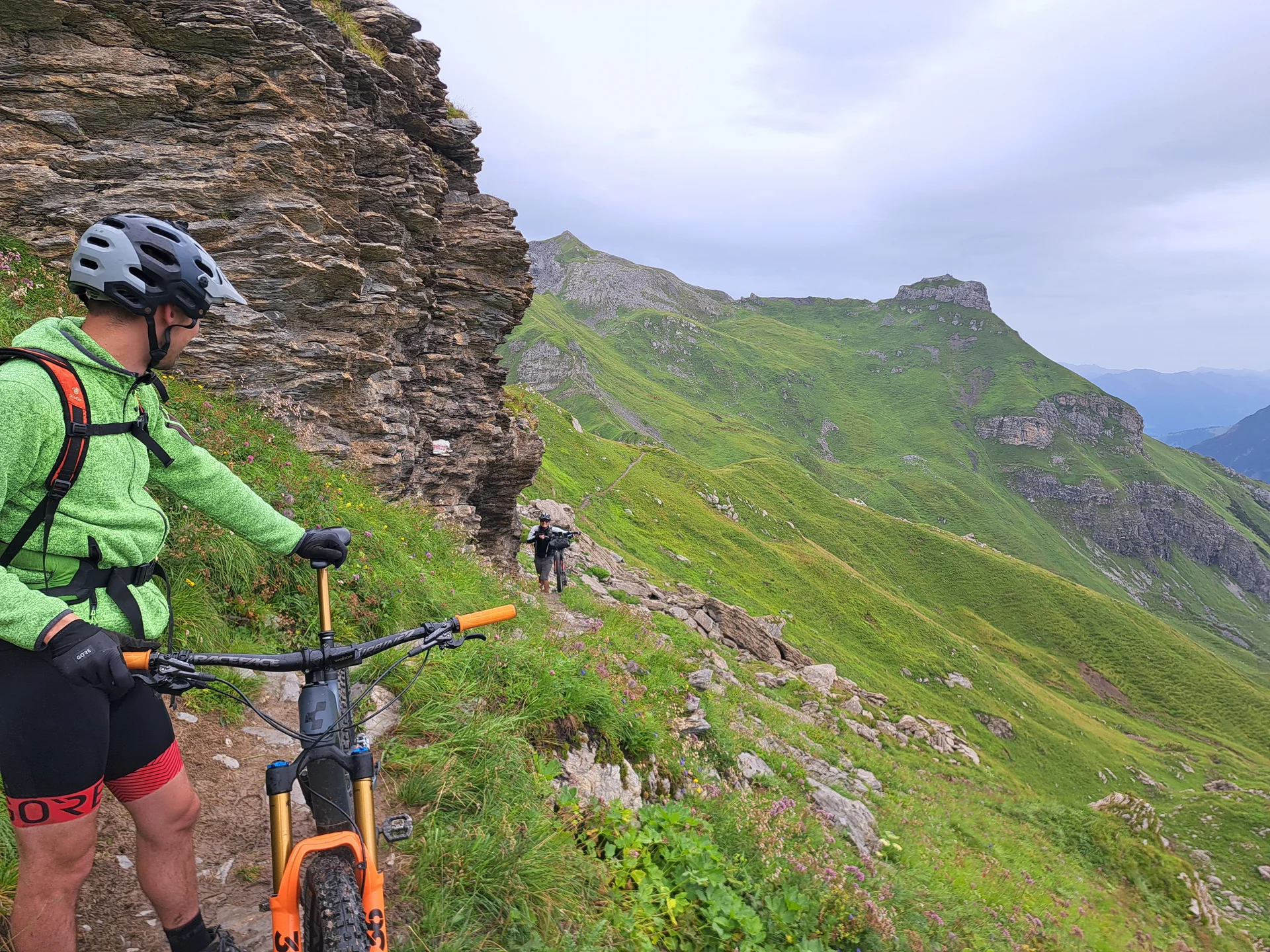 Schiebestück über dem Nenzinger Himmel | © DAV Sektion Altdorf - Jan Kürschner