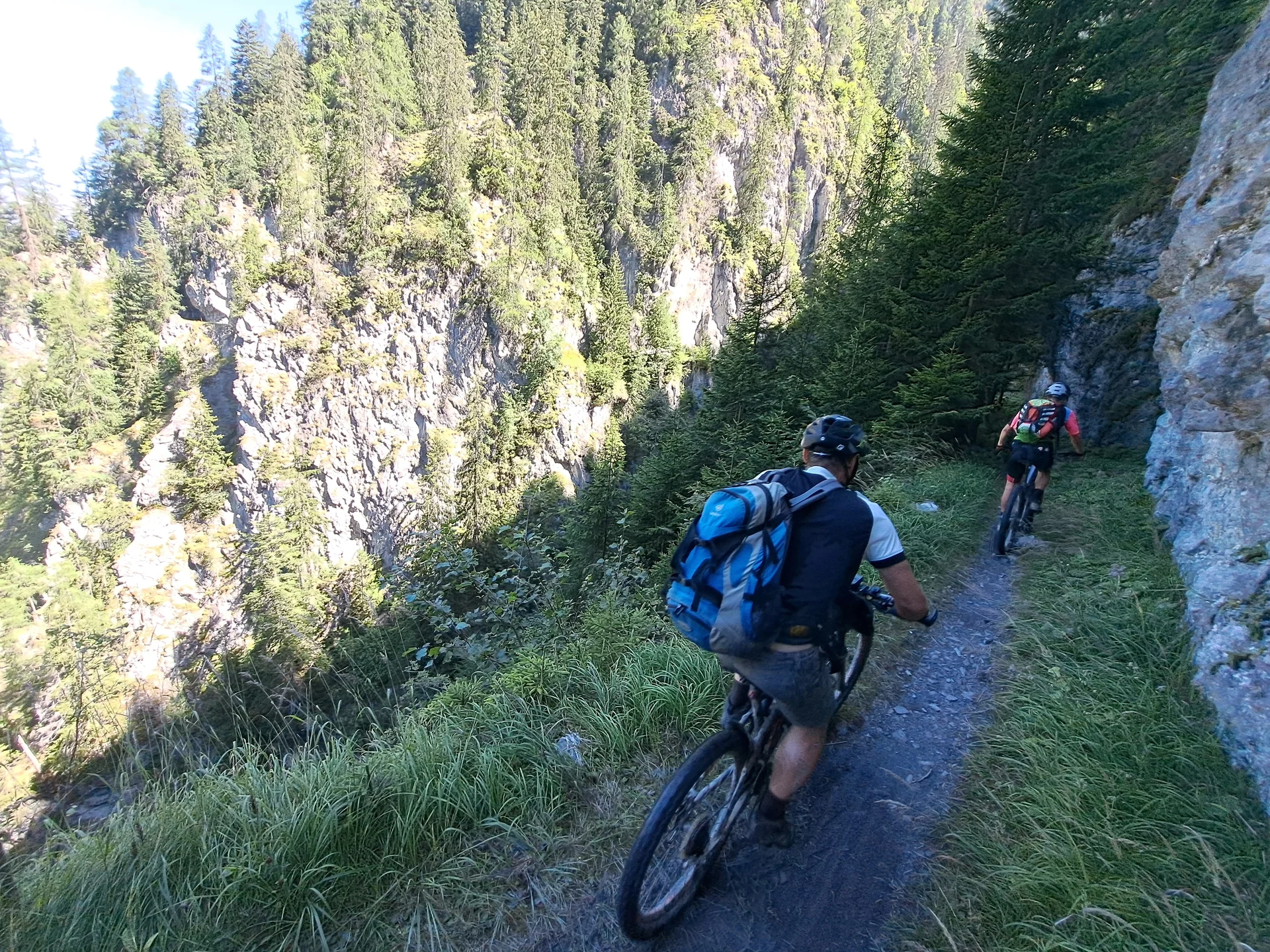 ausgesetzte Stellen im Safiental | © DAV Sektion Altdorf - Jan Kürschner