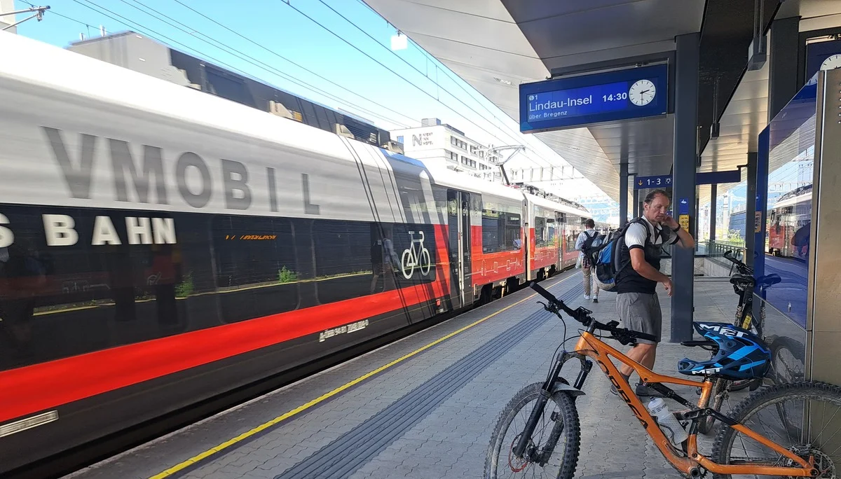 Bahnrückreise Feldkirch - Lindau - Nürnberg | © DAV Sektion Altdorf - Jan Kürschner