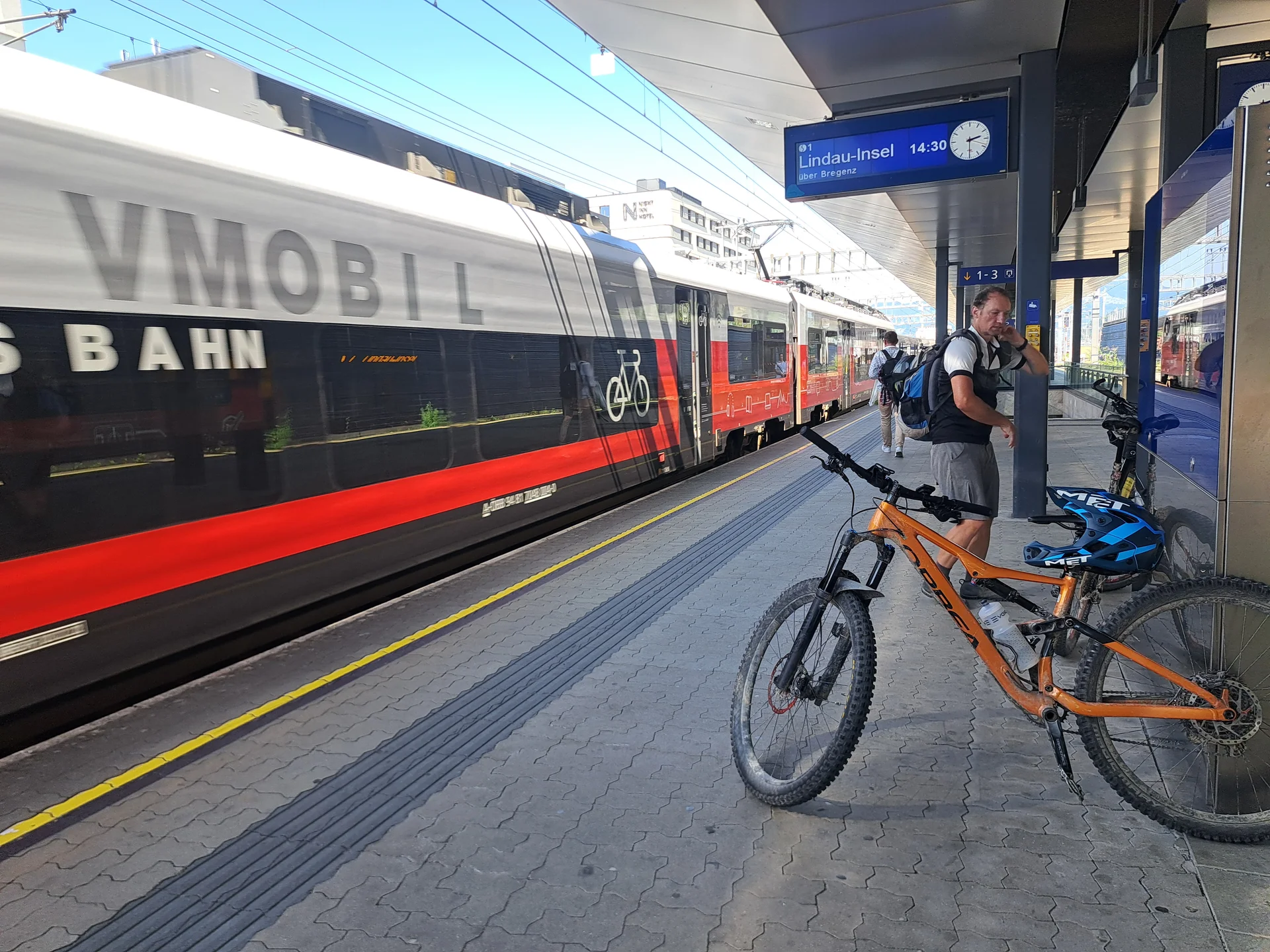 Bahnrückreise Feldkirch - Lindau - Nürnberg | © DAV Sektion Altdorf - Jan Kürschner