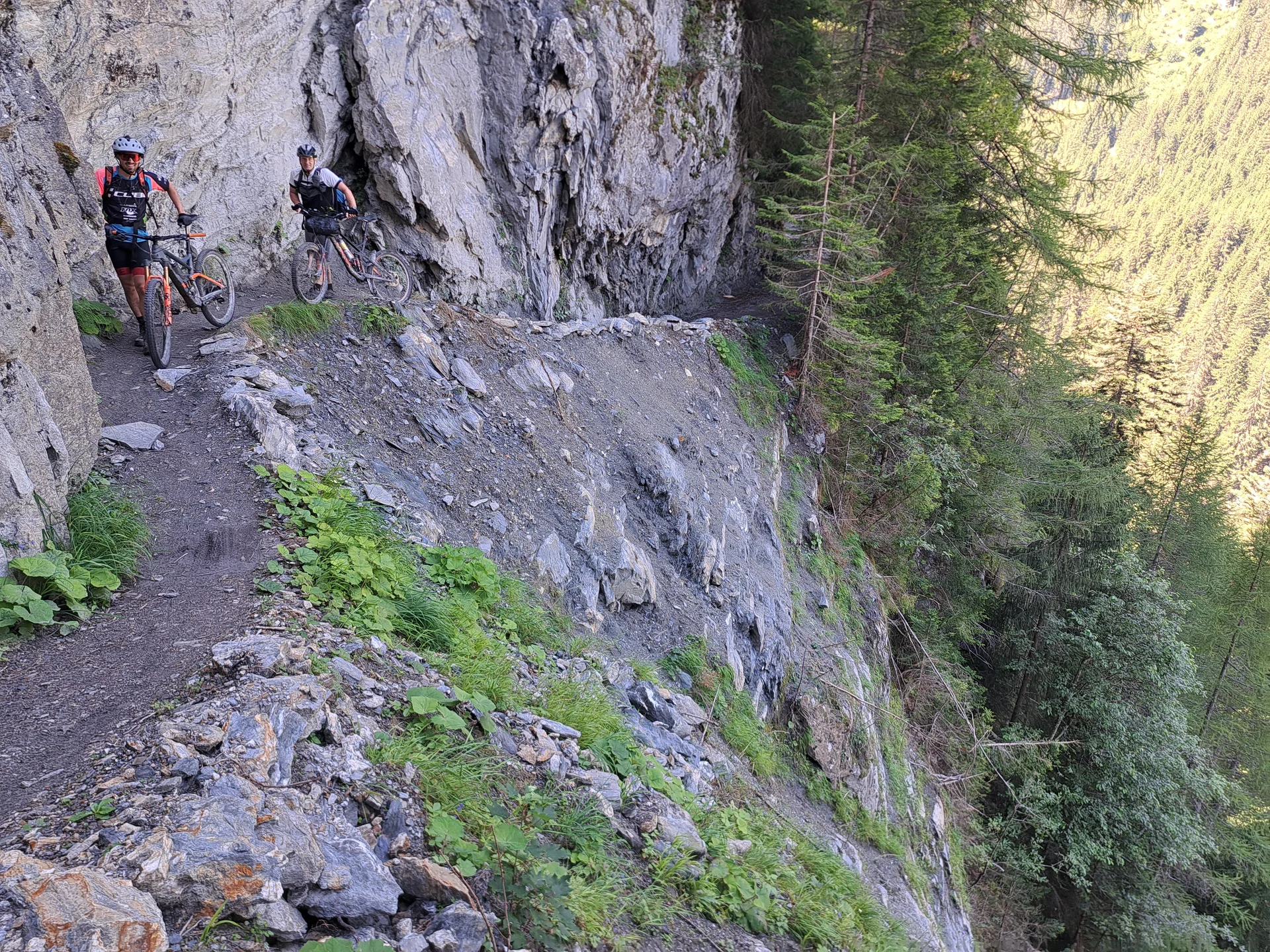 ausgesetzte Stellen im Safiental | © DAV Sektion Altdorf - Jan Kürschner