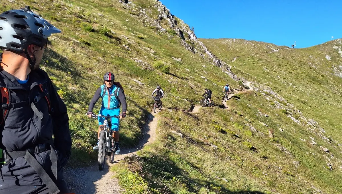 glatter Downhill vom Col de Milles | © DAV Sektion Altdorf - Jan Kürschner