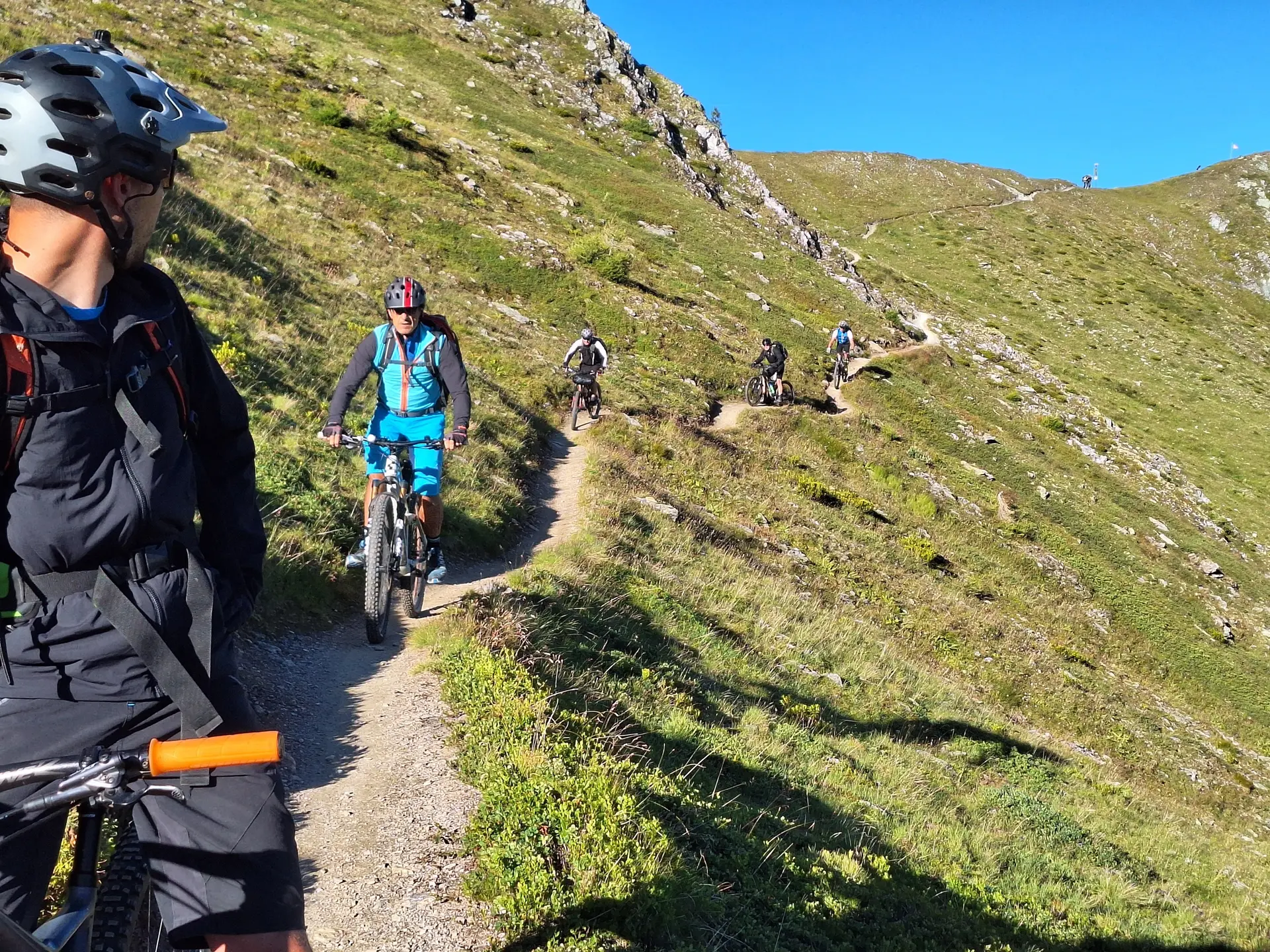 glatter Downhill vom Col de Milles | © DAV Sektion Altdorf - Jan Kürschner