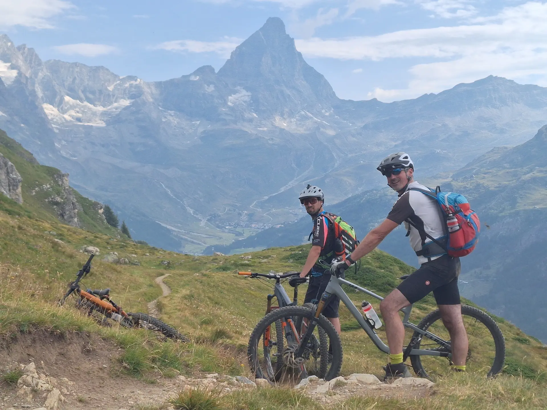 Downhill mit Matterhorn | © DAV Sektion Altdorf - Jan Kürschner