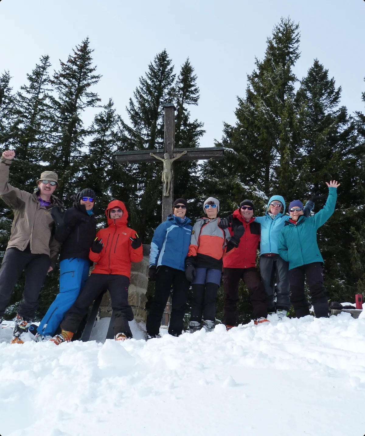 Einsteigerskitour Gruppenfoto | © DAV Sektion Altdorf - Wolfgang Wening