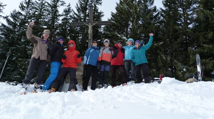 Einsteigerskitour Gruppenfoto | © DAV Sektion Altdorf - Wolfgang Wening