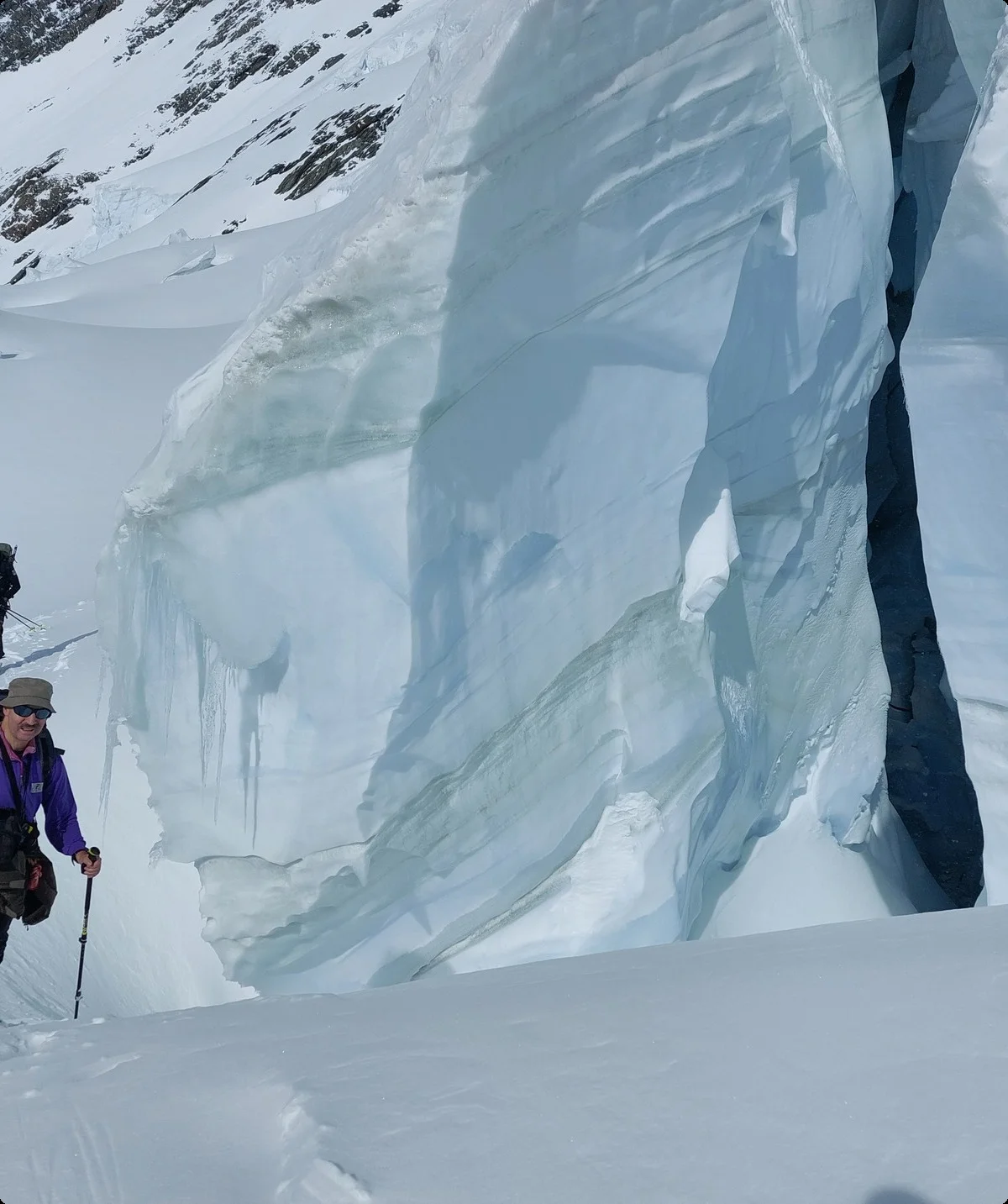 im Eisbruch Walliser Fiescherfirn | © DAV Sektion Altdorf - Jan Kürschner