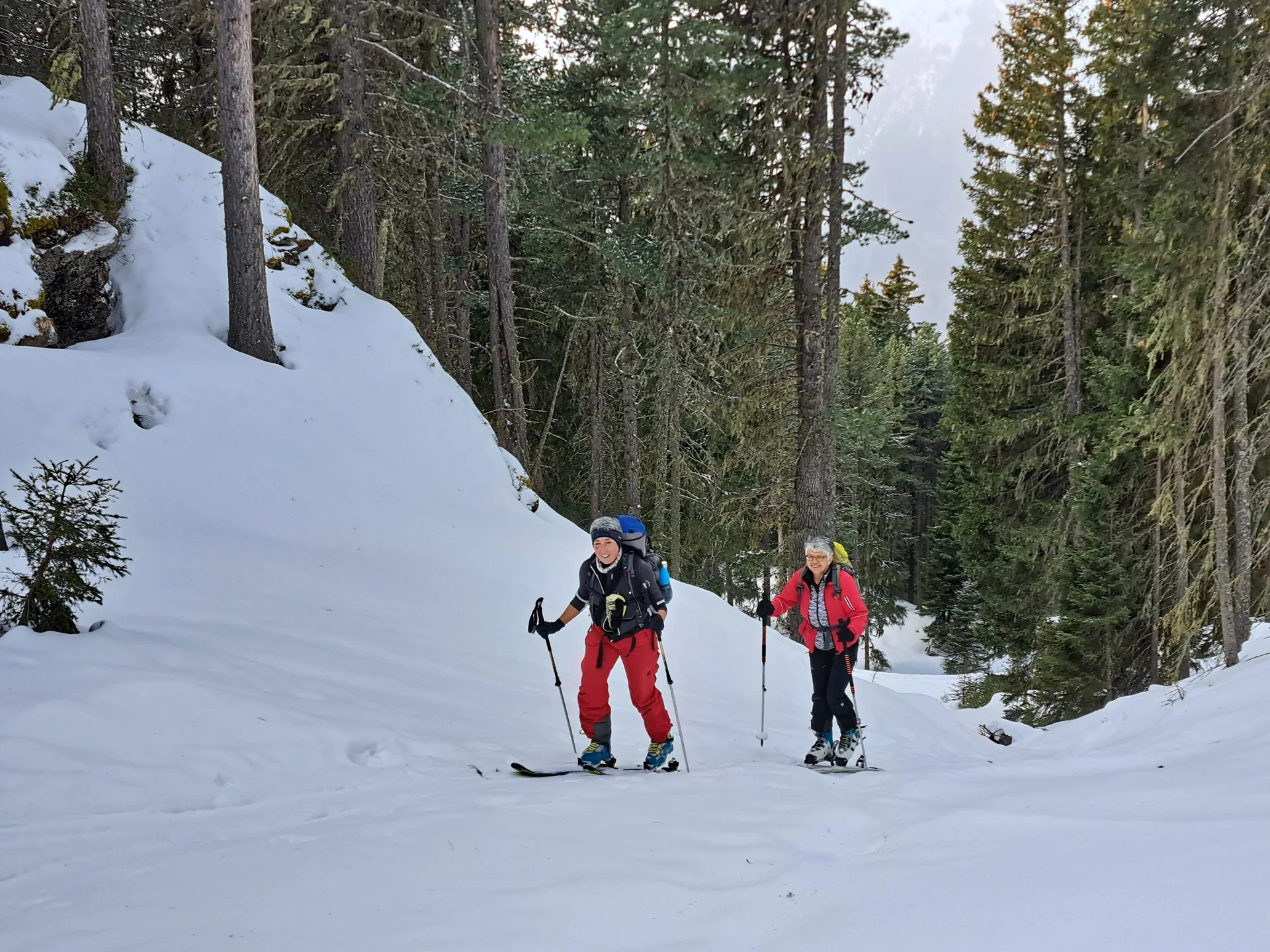 Anstieg im Waldbereich | © DAV Sektion Altdorf - Jan Kürschner