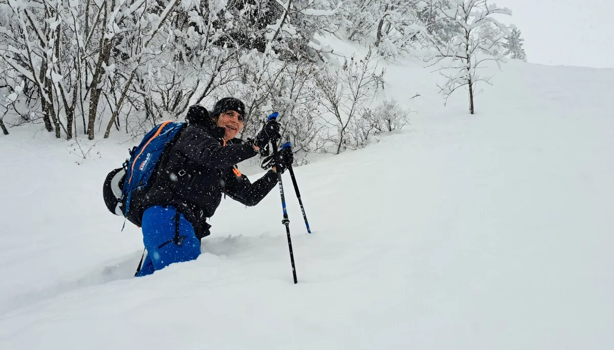 Echt harte Spurarbeit | © DAV Sektion Altdorf - Jan Kürschner