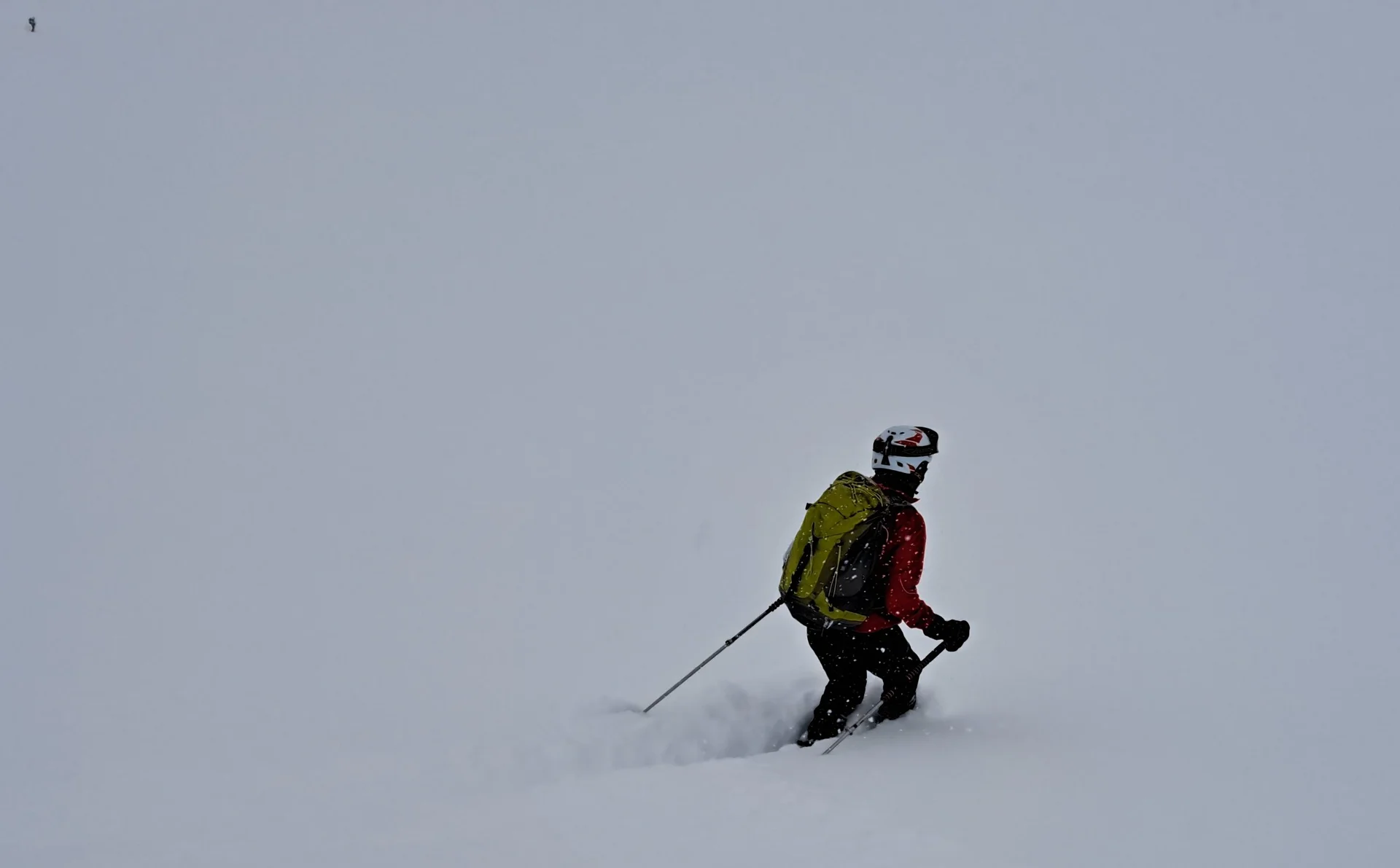 Tiefschneeabfahrt | © DAV Sektion Altdorf - Jan Kürschner