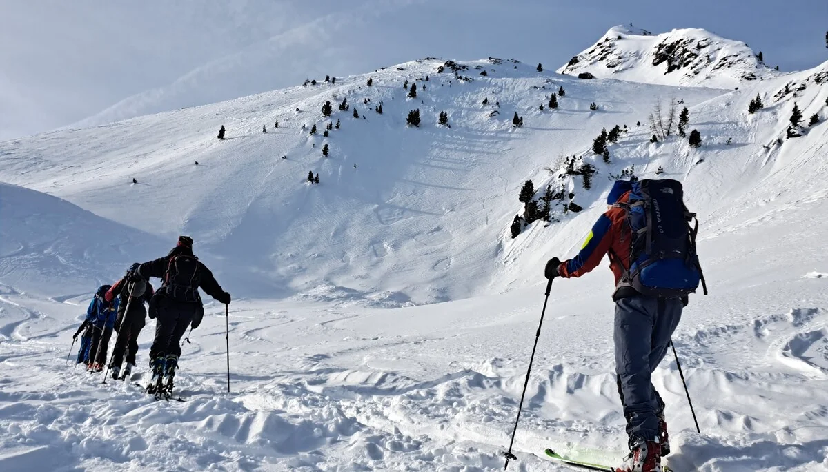 Aufstieg mit Gipfelblick | © DAV Sektion Altdorf - Jan Kürschner