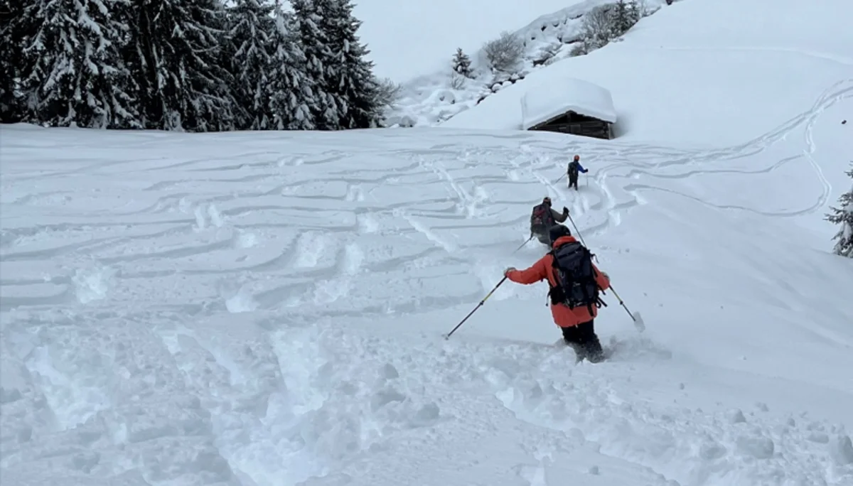 Pulverabfahrt | © DAV Sektion Altdorf - Roland Linnert