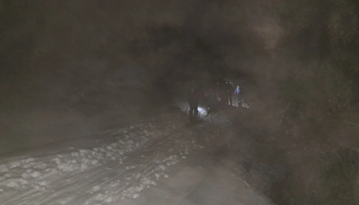 Hüttenaufstieg nachts | © DAV Sektion Altdorf - Jan Kürschner