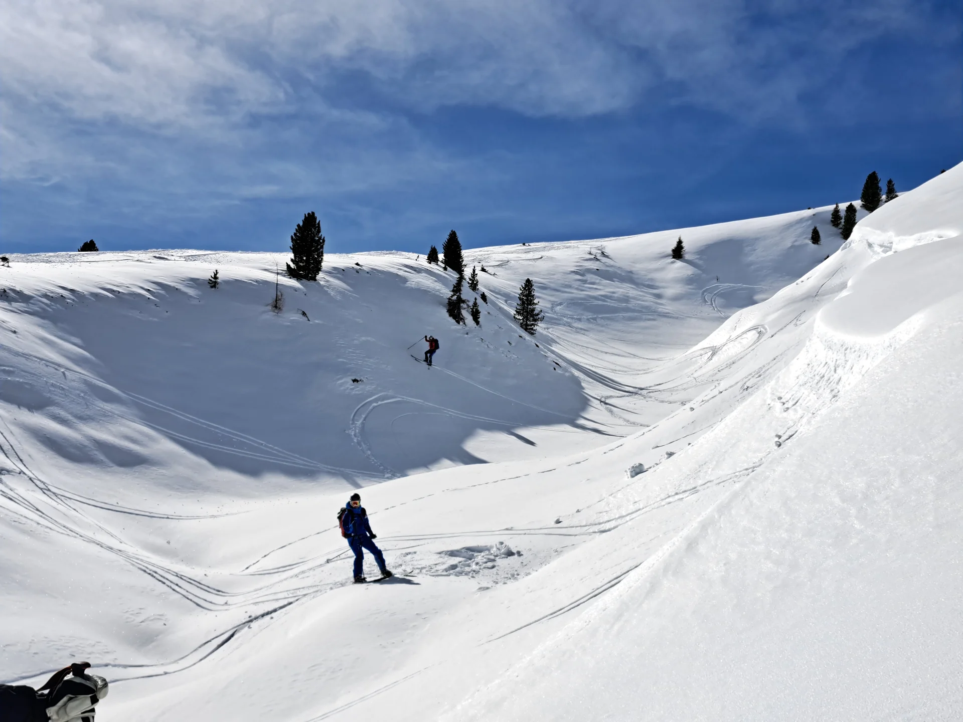 Abfahrtsspaß in unberührten Rinnen | © DAV Sektion Altdorf - Jan Kürschner