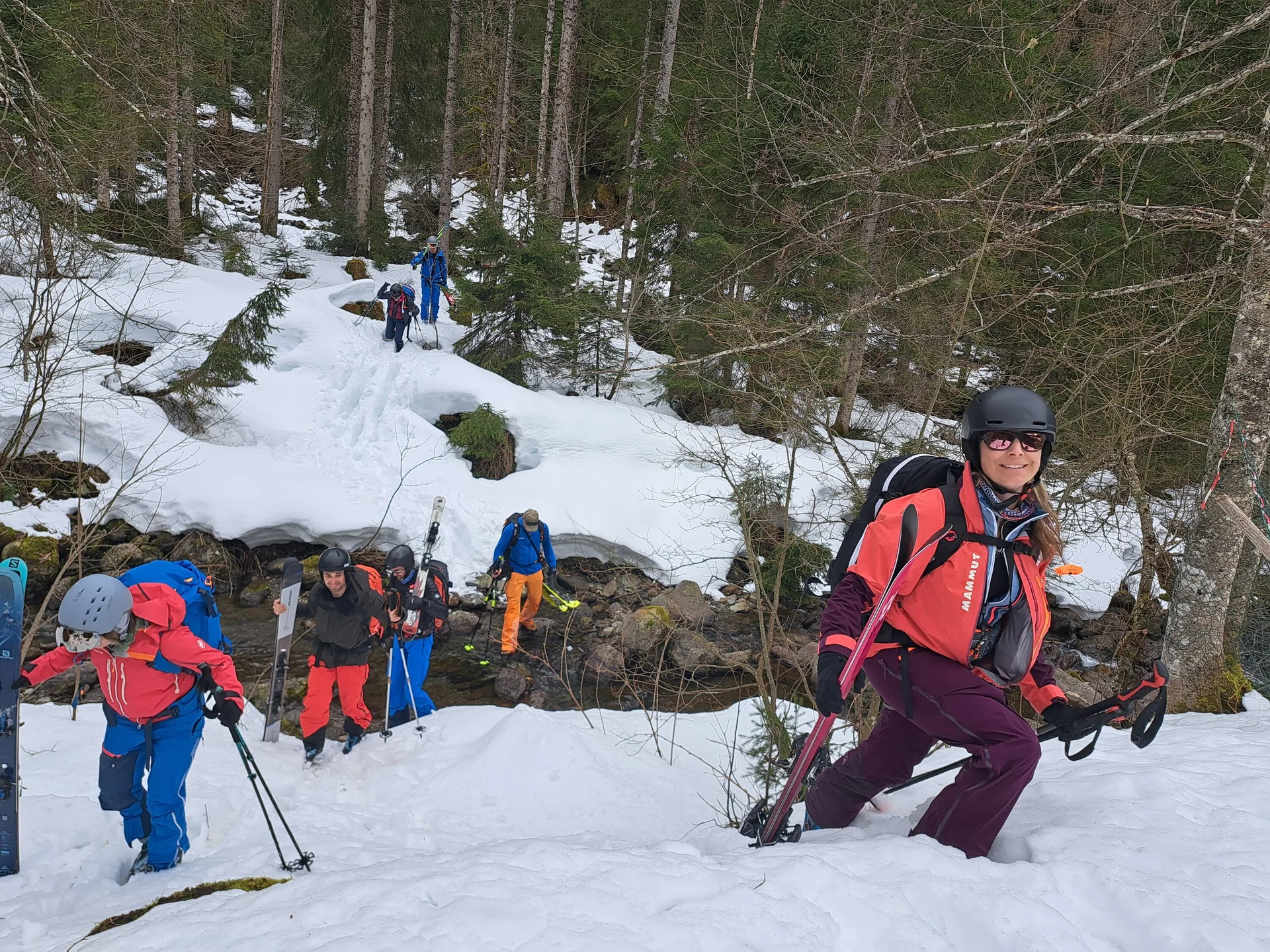Bachüberquerung Gasthaus Wegscheid | © DAV Sektion Altdorf - Jan Kürschner