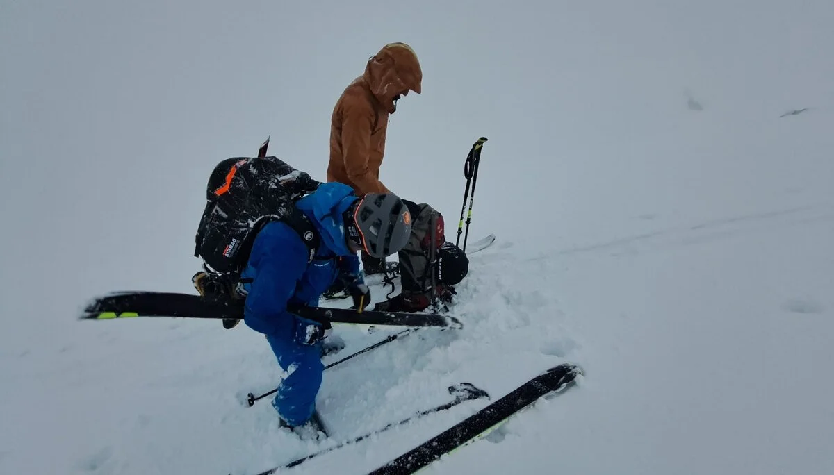 stollende Felle und Bindungsprobleme | © DAV Sektion Altdorf - Jan Kürschner