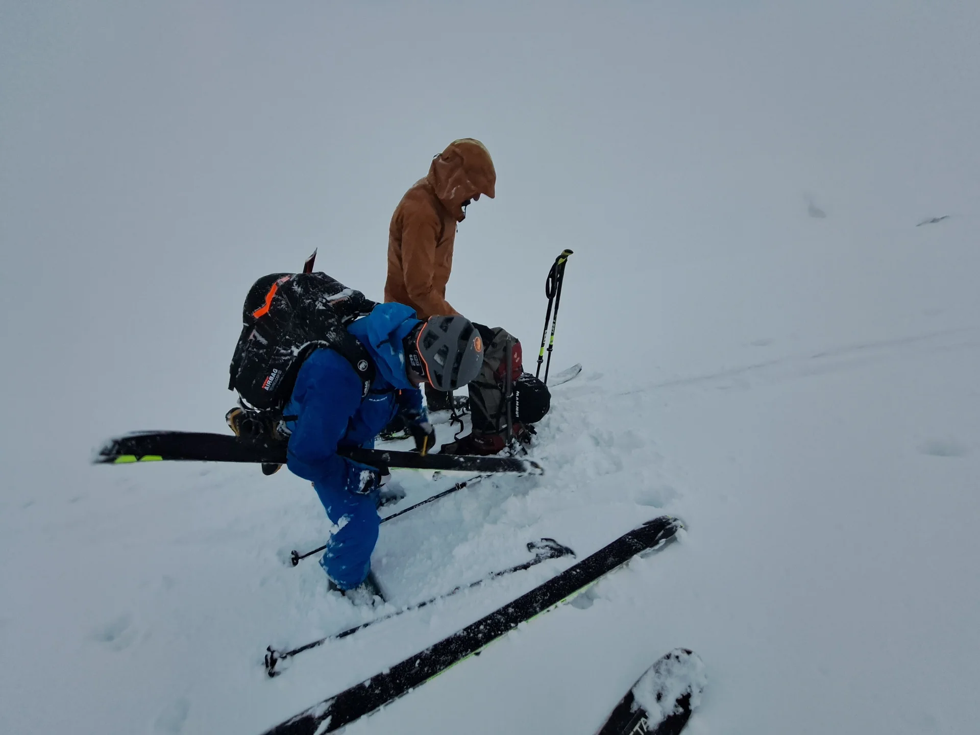 stollende Felle und Bindungsprobleme | © DAV Sektion Altdorf - Jan Kürschner