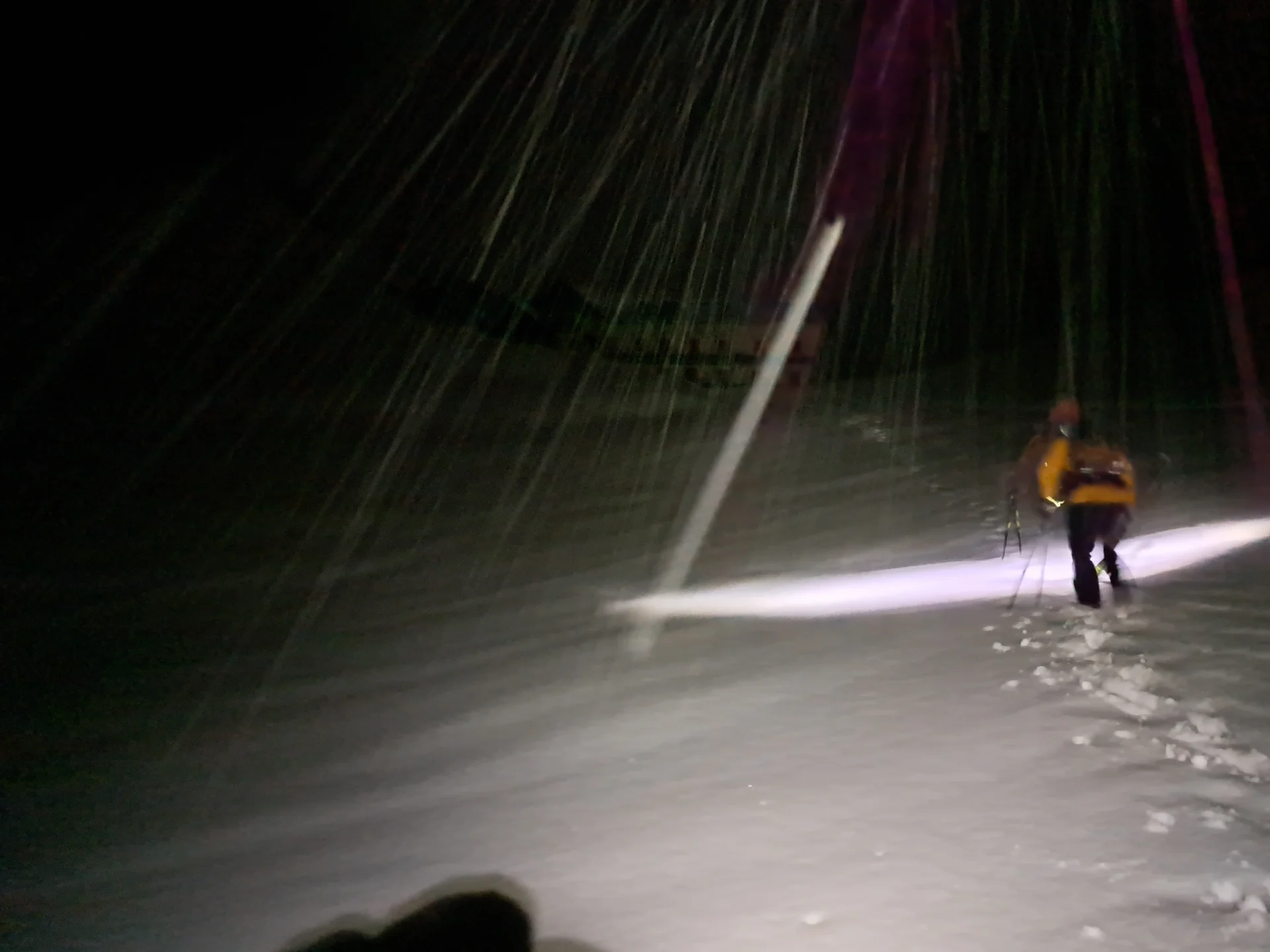 Kärlinger Haus im Schneetreiben | © DAV Sektion Altdorf - Jan Kürschner