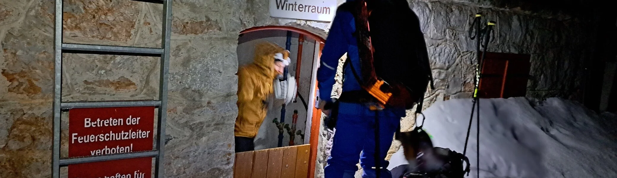 Eingang Winterraum | © DAV Sektion Altdorf - Jan Kürschner