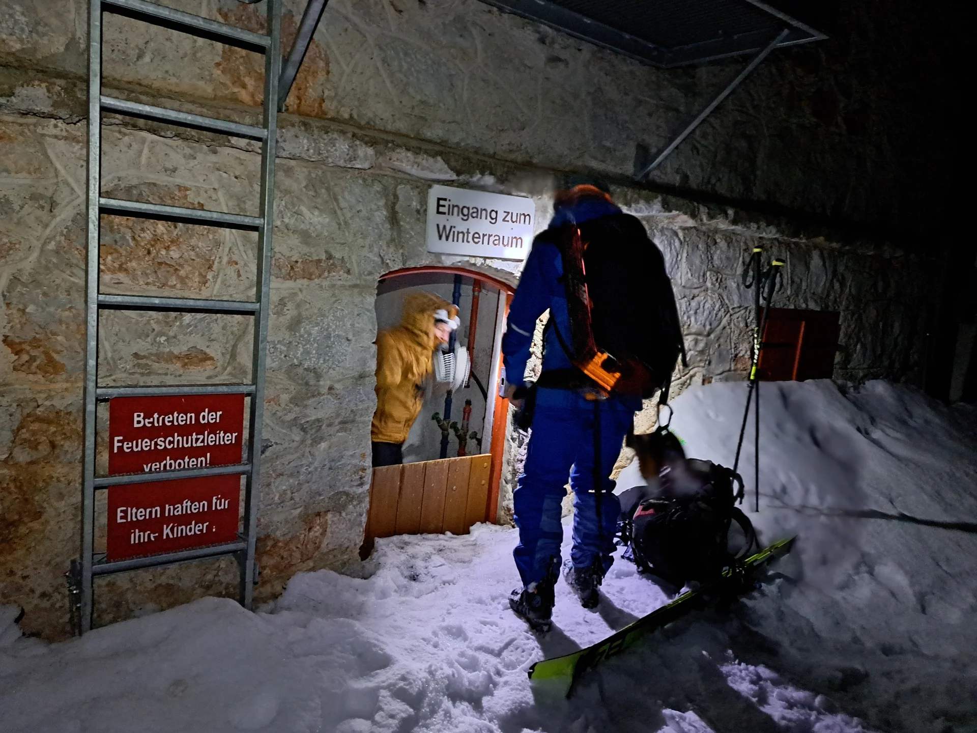 Eingang Winterraum | © DAV Sektion Altdorf - Jan Kürschner