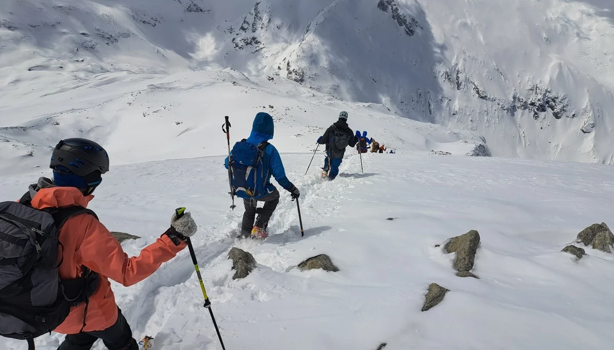 Steigeisenabstieg | © DAV Sektion Altdorf - Jan Kürschner
