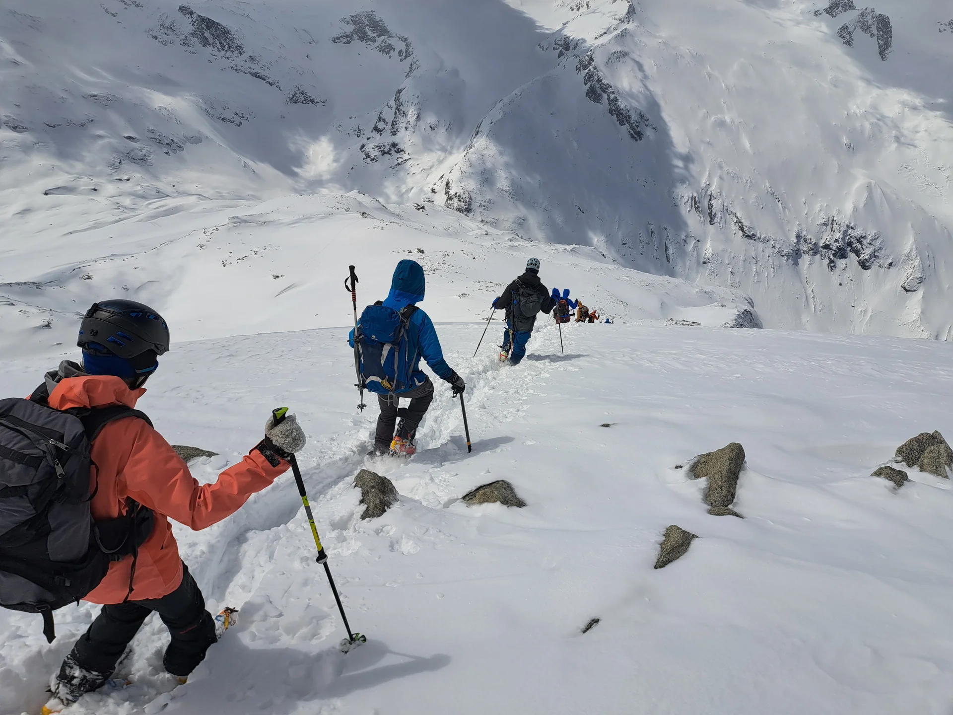 Steigeisenabstieg | © DAV Sektion Altdorf - Jan Kürschner
