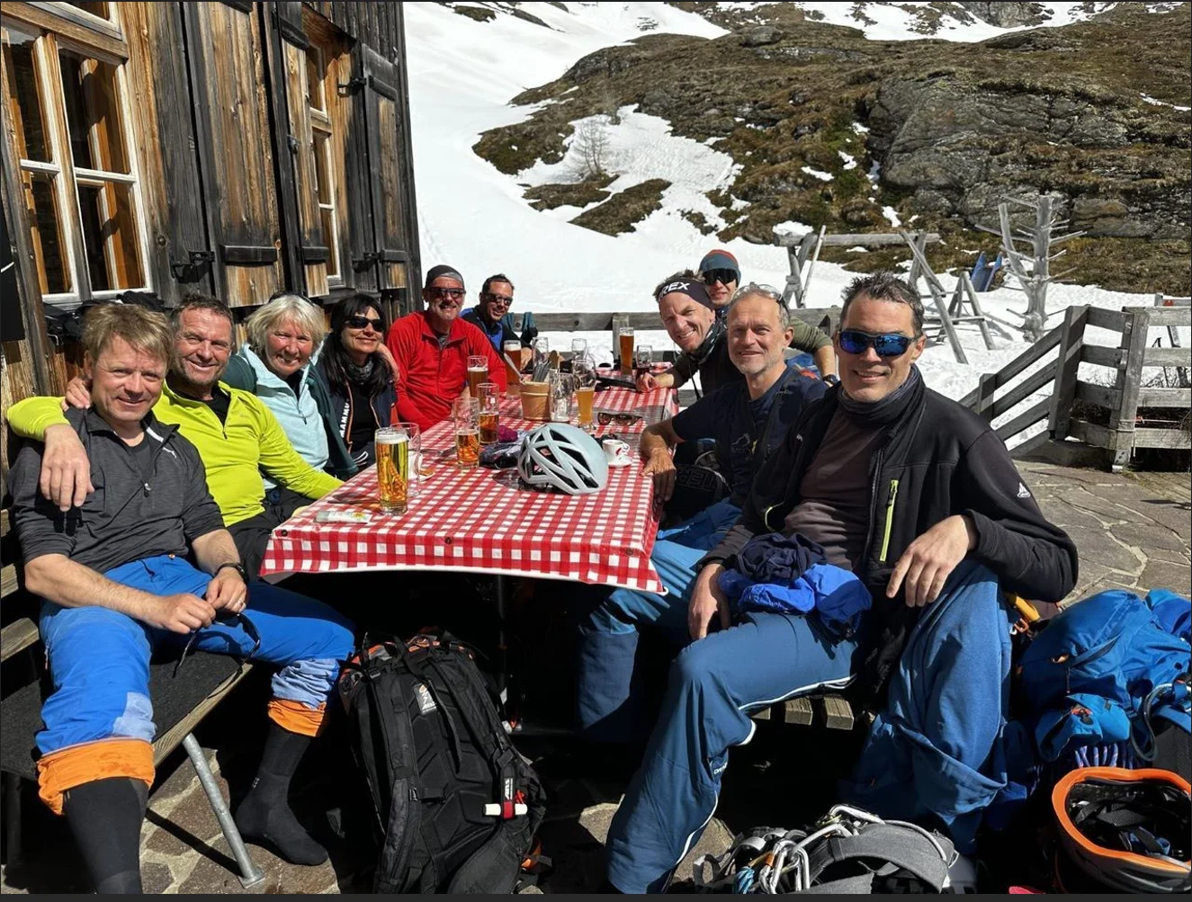 Gruppenfoto Johannishütte | © DAV Sektion Altdorf - Michaela Vollhardt