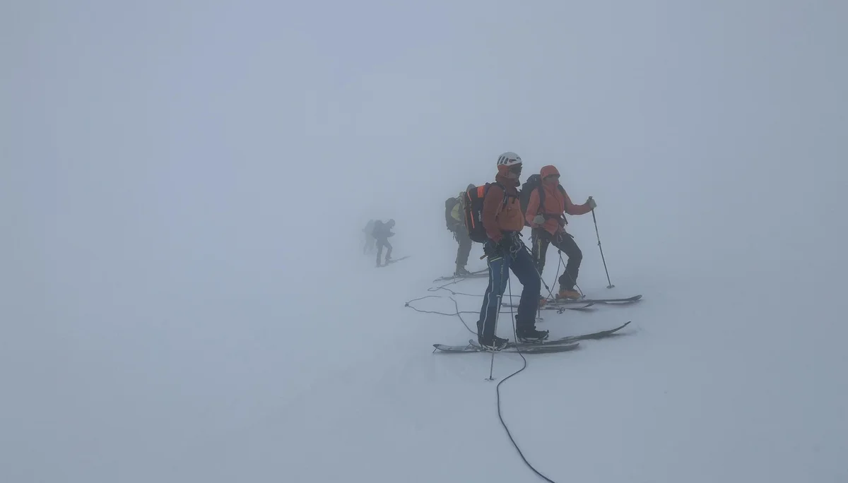 Seilabfahrt am Gletscher | © DAV Sektion Altdorf - Stefan Werner