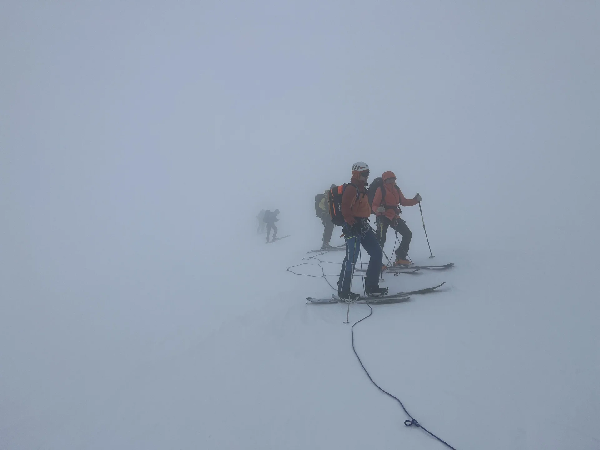Seilabfahrt am Gletscher | © DAV Sektion Altdorf - Stefan Werner
