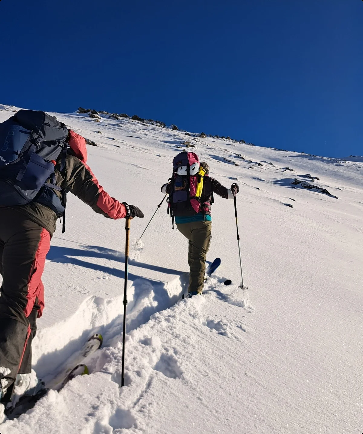 Spurarbeit nahe Juifenspitze | © DAV Sektion Altdorf - Jan Kürschner