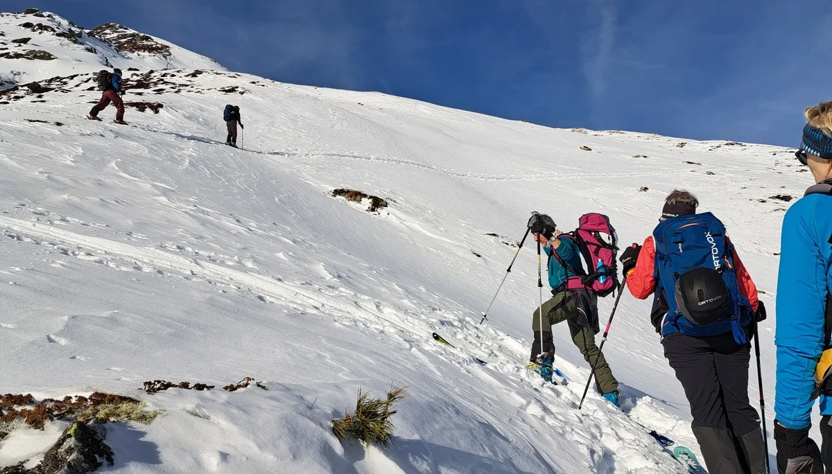 Spitzkehre zum Praxmarer Grieskogel | © DAV Sektion Altdorf - Jan Kürschner
