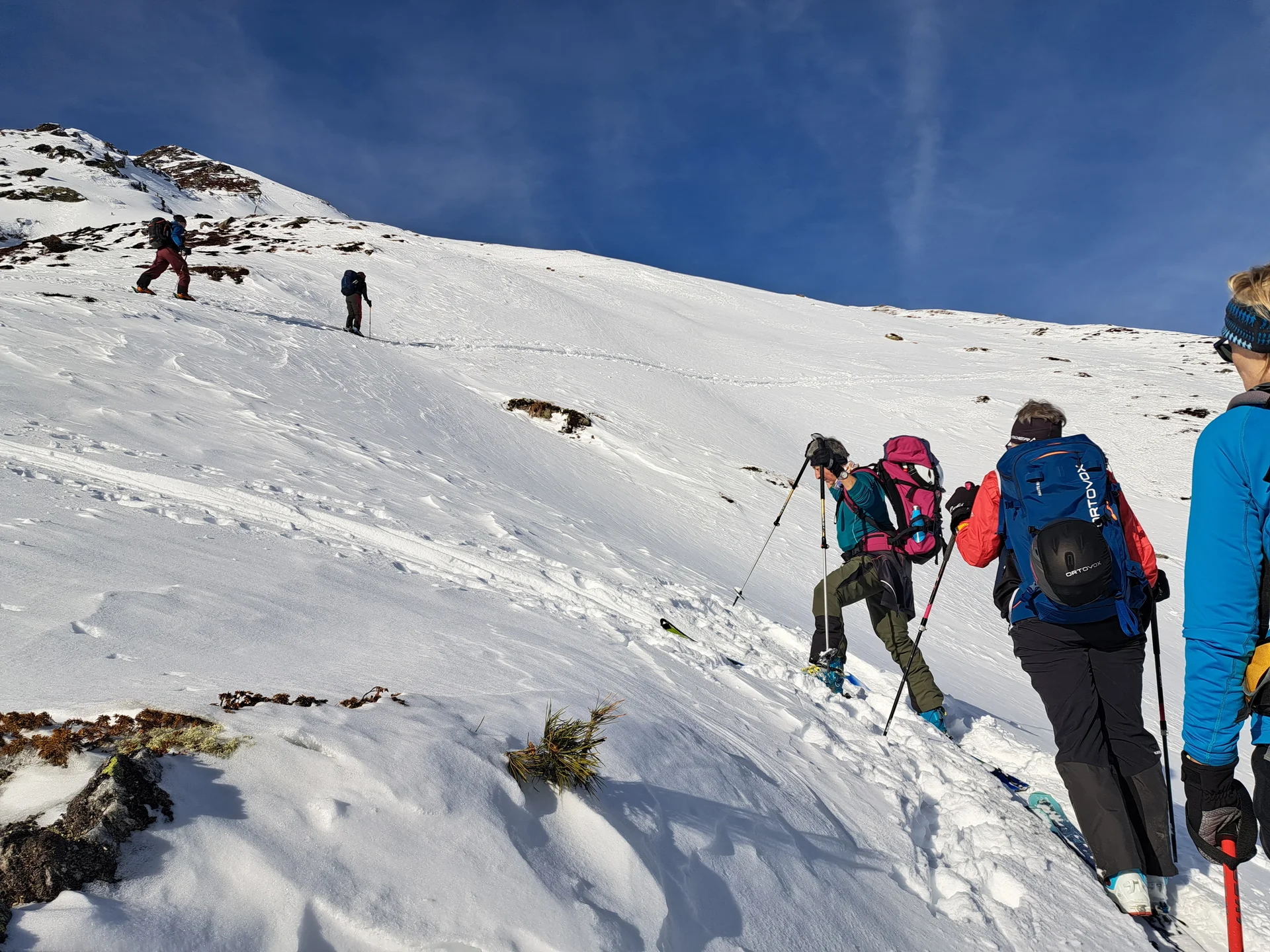 Spitzkehre zum Praxmarer Grieskogel | © DAV Sektion Altdorf - Jan Kürschner