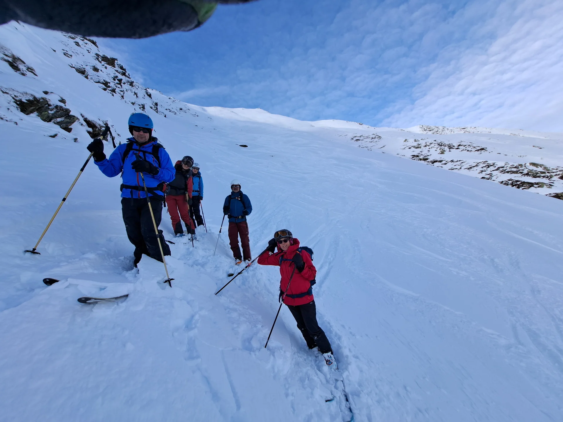 Abfahrt vom Praxmarer Grieskogel | © DAV Sektion Altdorf - Jan Kürschner