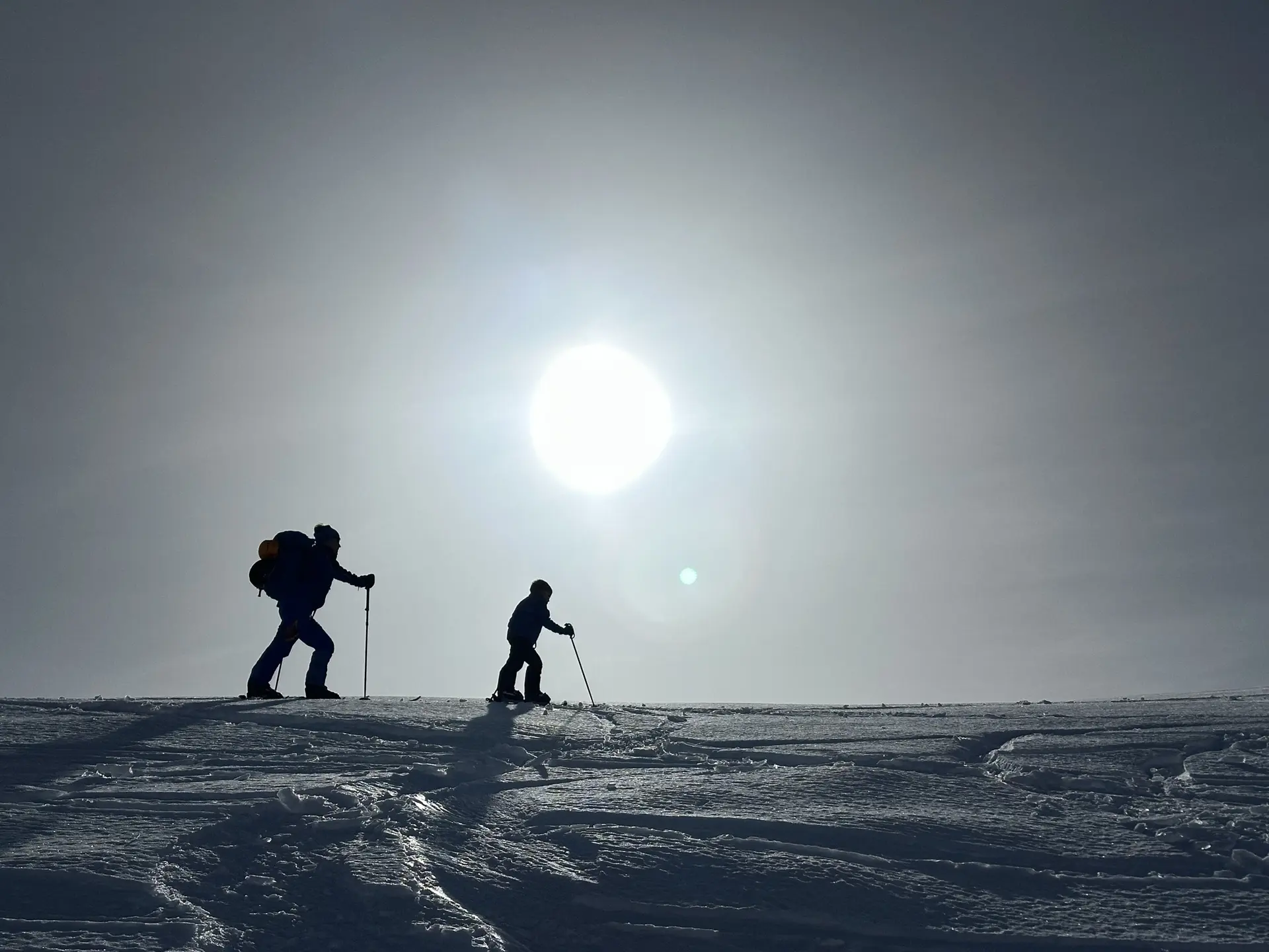 Windschatten-Gehen? | © DAV Sektion Altdorf - Christian Wondratsch