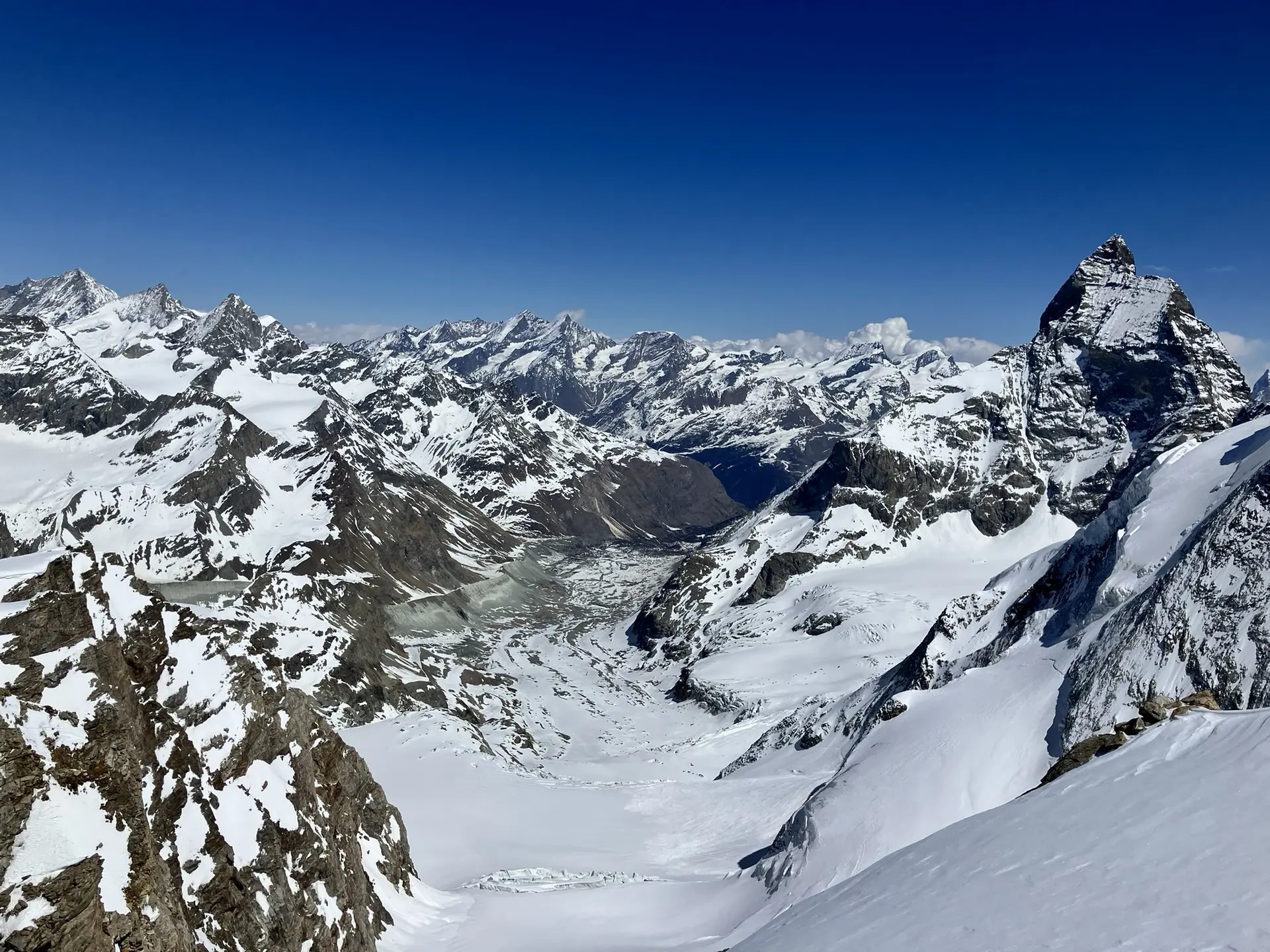 Matterhorn mit Zmuttgletscher | © DAV Sektion Altdorf - Wolfgang Müller