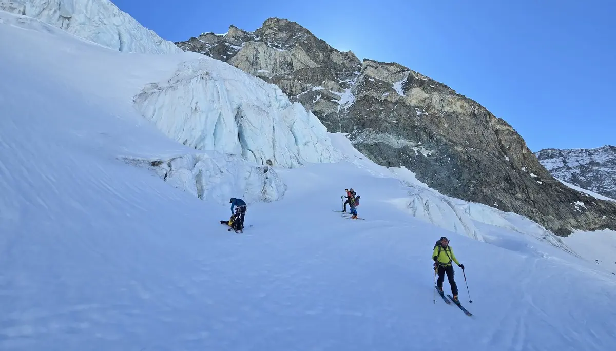 Seracs am Glacier de la Serpentine | © DAV Sektion Altdorf - Wolfgang Müller