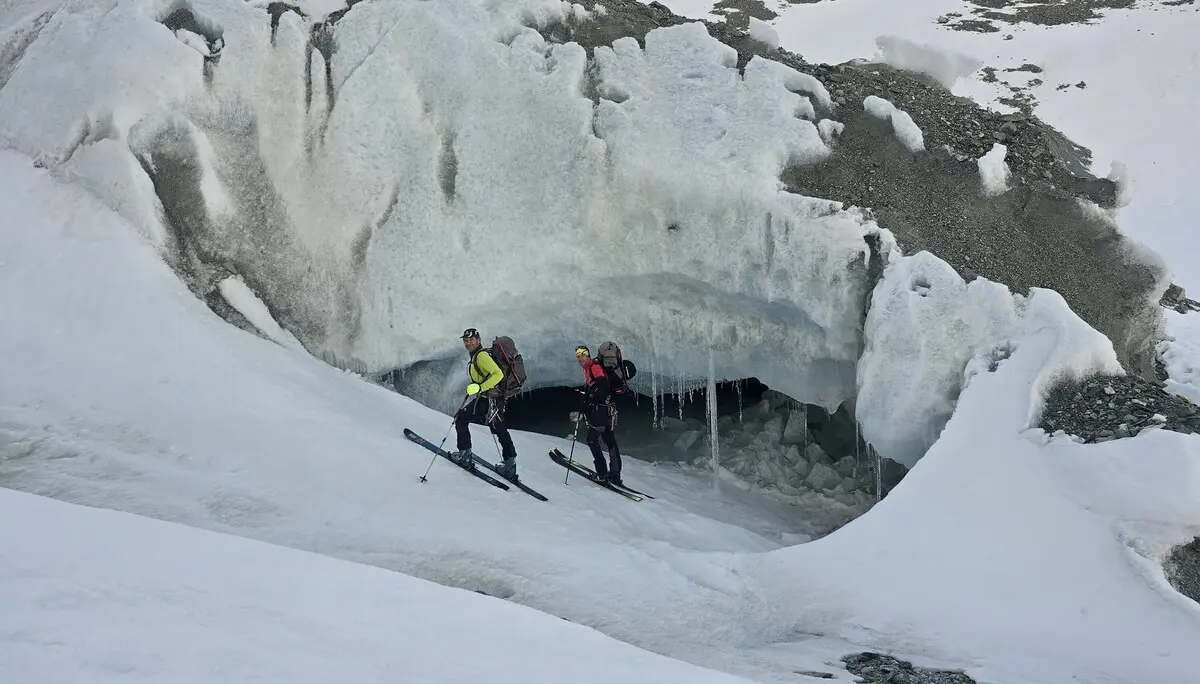 Toteis unterhalb Glacier de la Serpentine | © DAV Sektion Altdorf - Wolfgang Müller