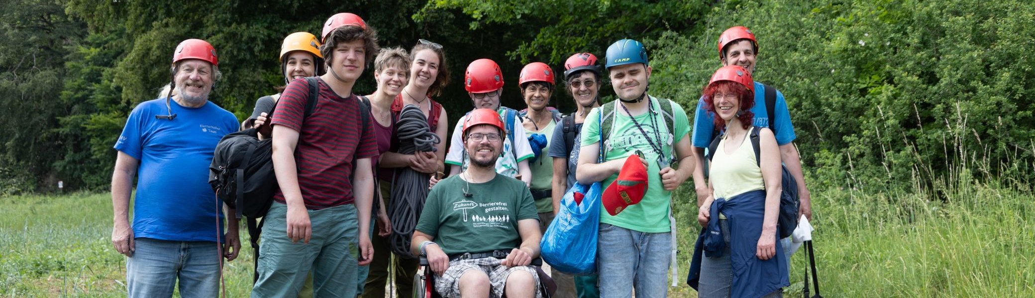 Klettern für Menschen mit Handicap- Gruppe- Ausflug | © DAV Sektion Altdorf